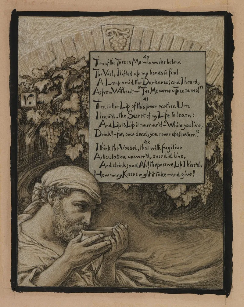 The Soul Of The Cup Wall Art by Elihu Vedder - High-Resolution Digital Print