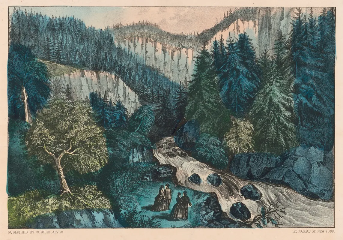 The Source Of The Hudson In The Indian Pass Adirondacks
