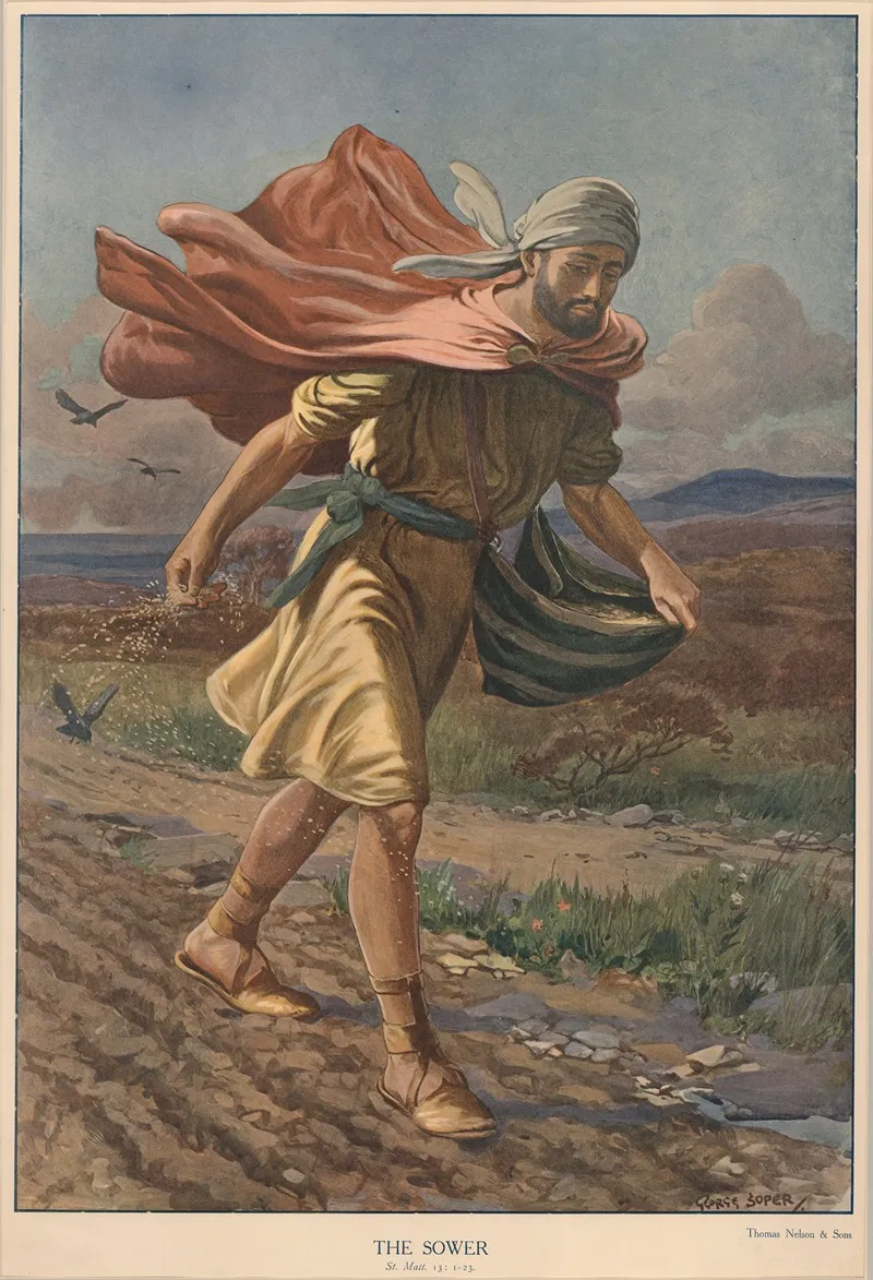 The Sower 12 Wall Art by George Soper - High-Resolution Digital Print
