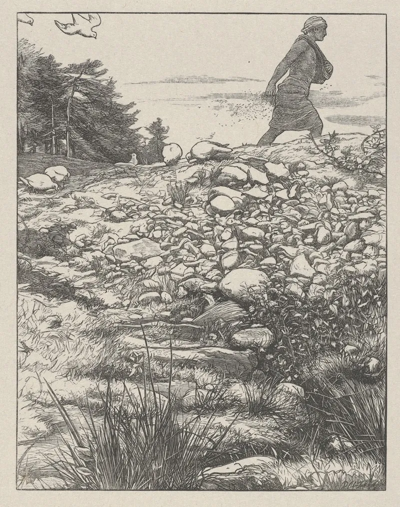 The Sower 7 Wall Art by Sir John Everett Millais - High-Resolution Digital Print