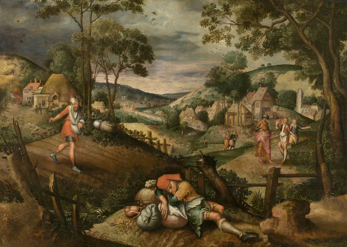 The Sower Parable Of Christ Wall Art by Meester van de Verloren Zoon - High-Resolution Digital Print