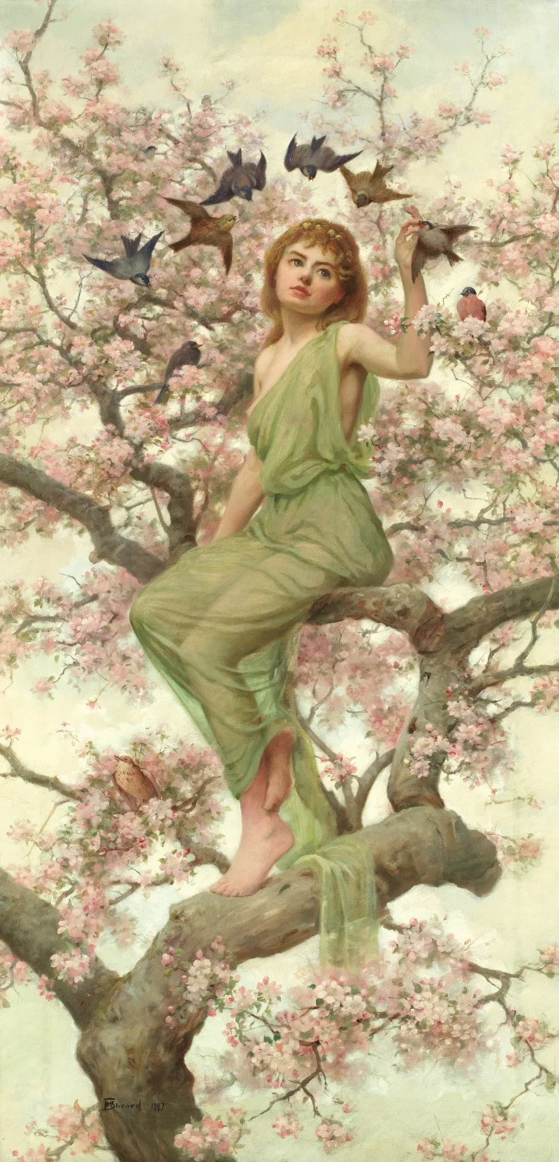The Spirit Of Summer Wall Art by Thomas Frederick Mason Sheard - High-Resolution Digital Print