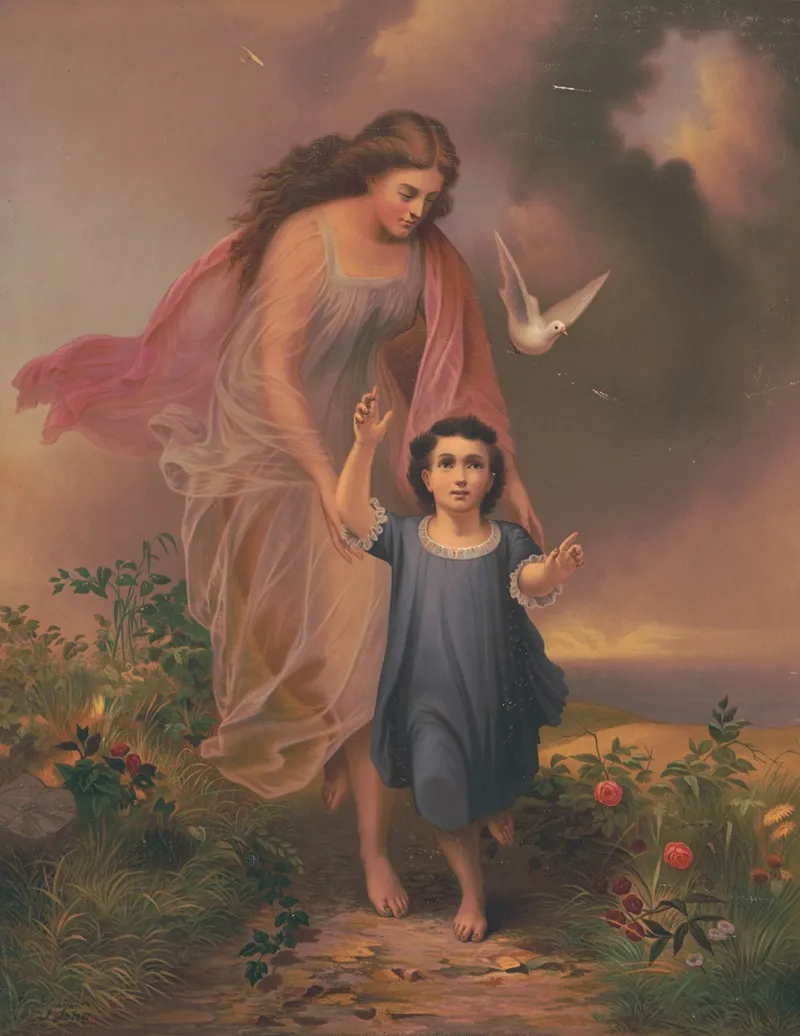 The Spiritual Guide Wall Art by Joseph John - High-Resolution Digital Print