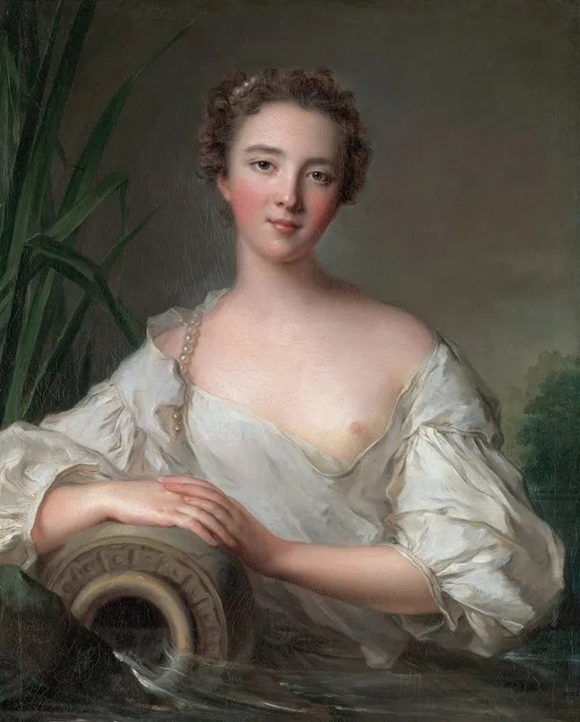 The Spring La Source Wall Art by Jean-Marc Nattier - High-Resolution Digital Print