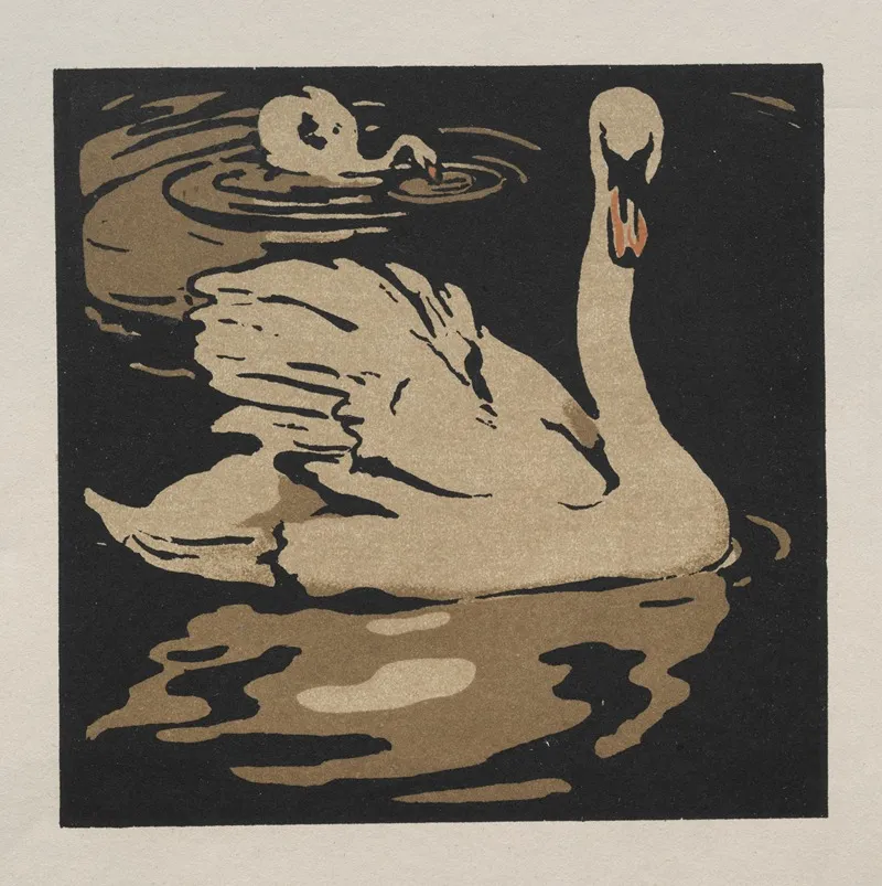The Square Book Of Animals The Beautiful Swan 1899 2