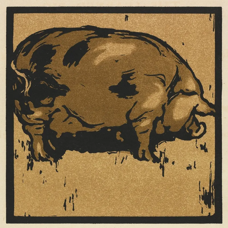 The Square Book Of Animals The Learned Pig 2