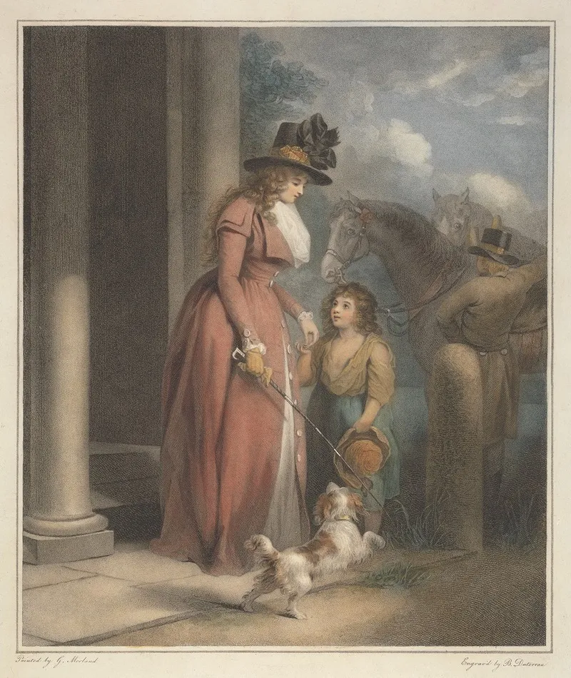 The Squires Door 2 Wall Art by George Morland - High-Resolution Digital Print