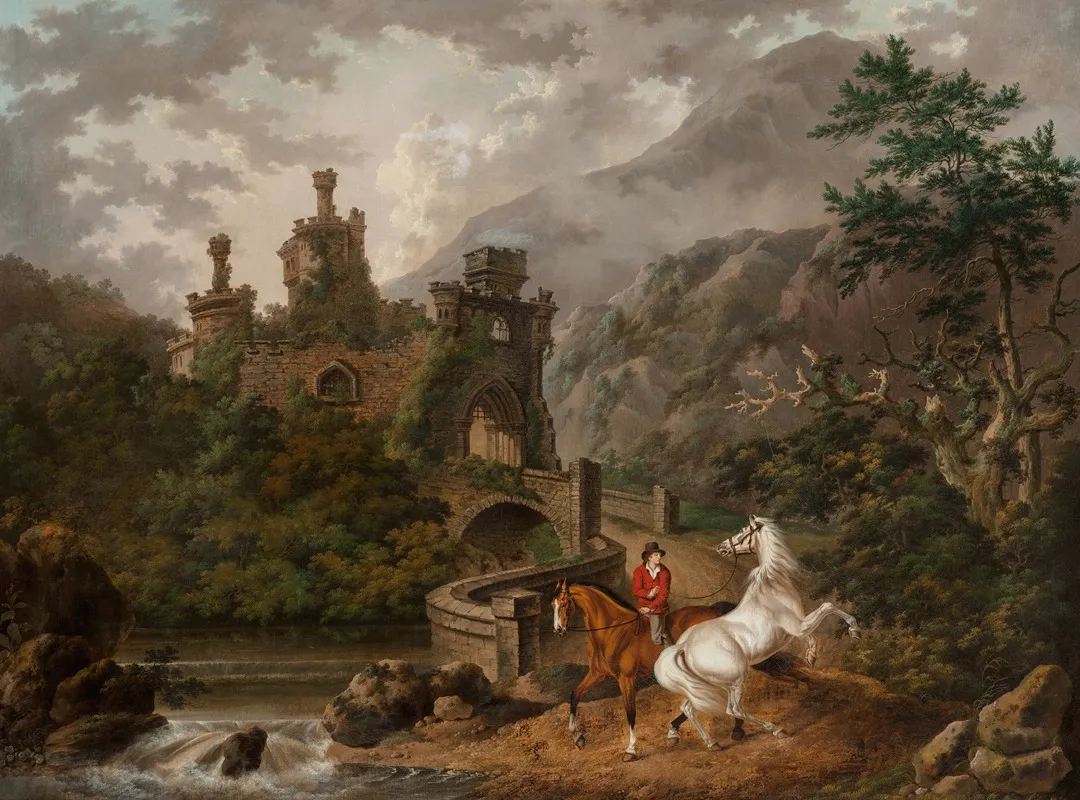 The Startled Stallion Wall Art by Charles Townley - High-Resolution Digital Print