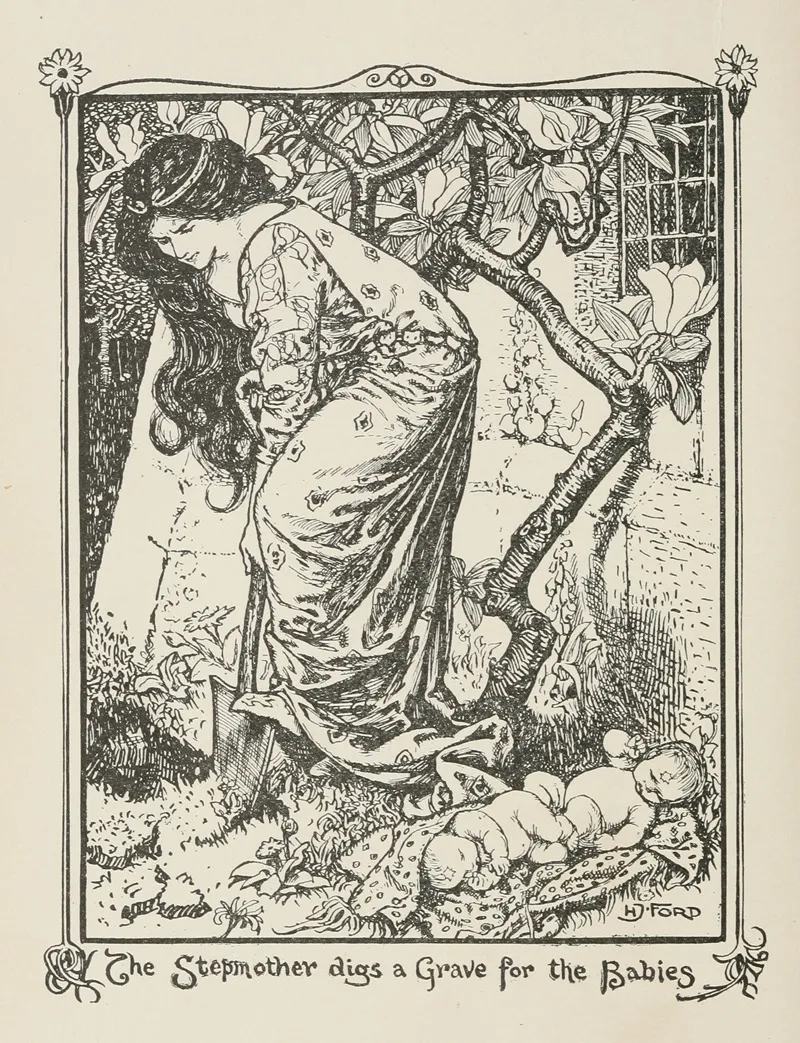The Stepmother Digs A Grave For The Babies