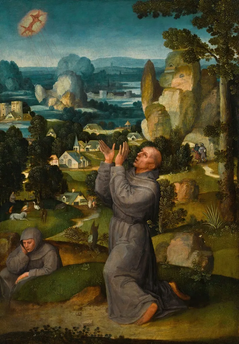The Stigmatisation Of Saint Francis Wall Art by Adriaen Isenbrandt - High-Resolution Digital Print