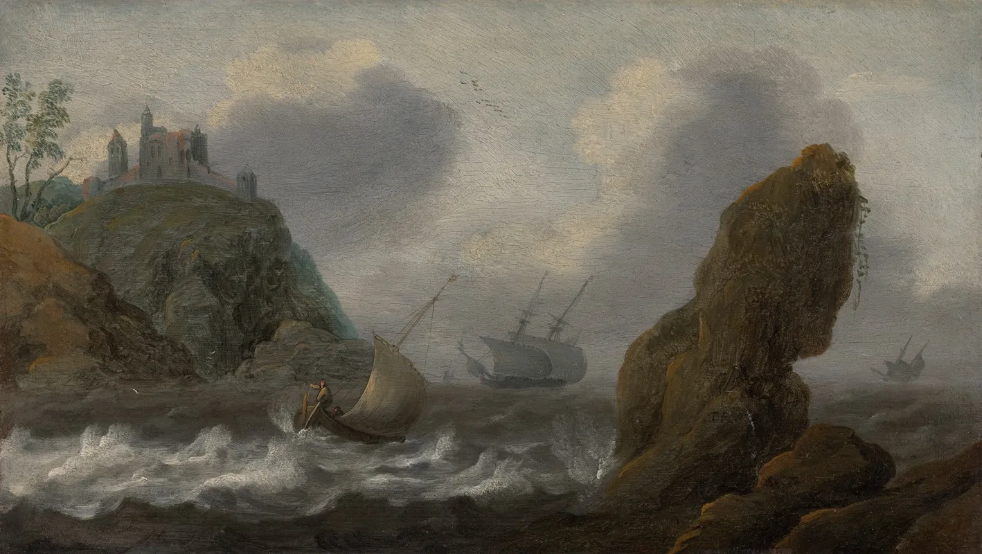 The Storm 13 Wall Art by Julius Porcellis - High-Resolution Digital Print
