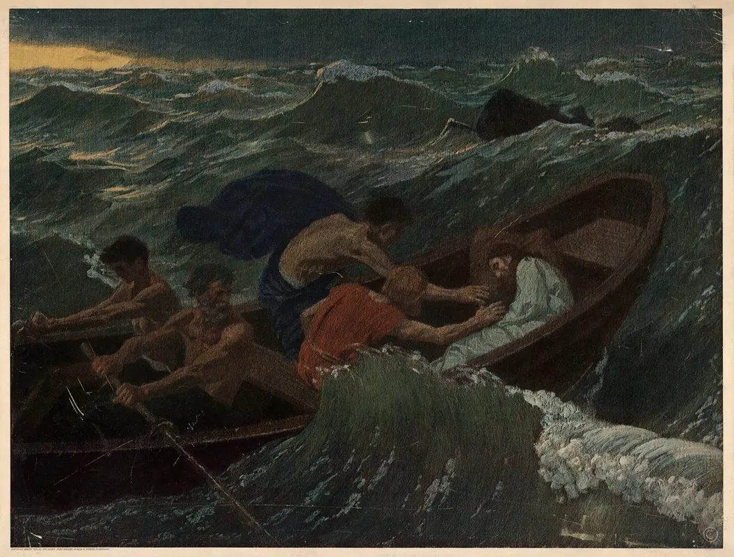 The Storm On The Lake Wall Art by Gebhard Fugel - High-Resolution Digital Print