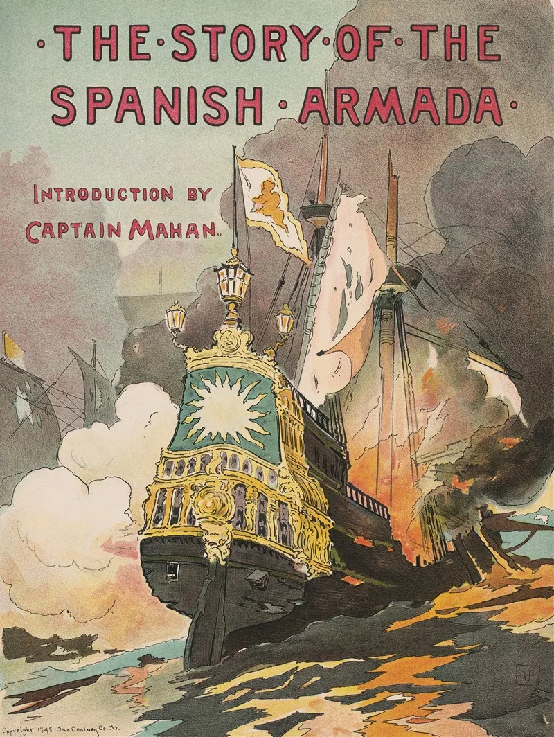 The Story Of The Spanish Armada Wall Art by George Varian - High-Resolution Digital Print