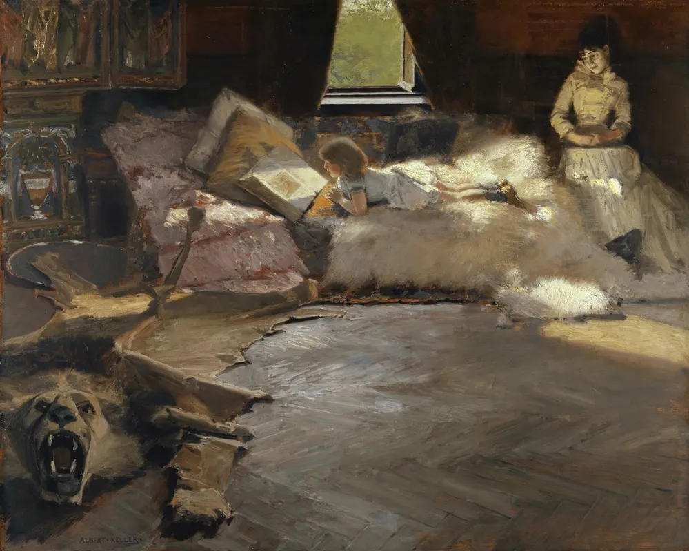 The Storybook 2 Wall Art by Albert von Keller - High-Resolution Digital Print