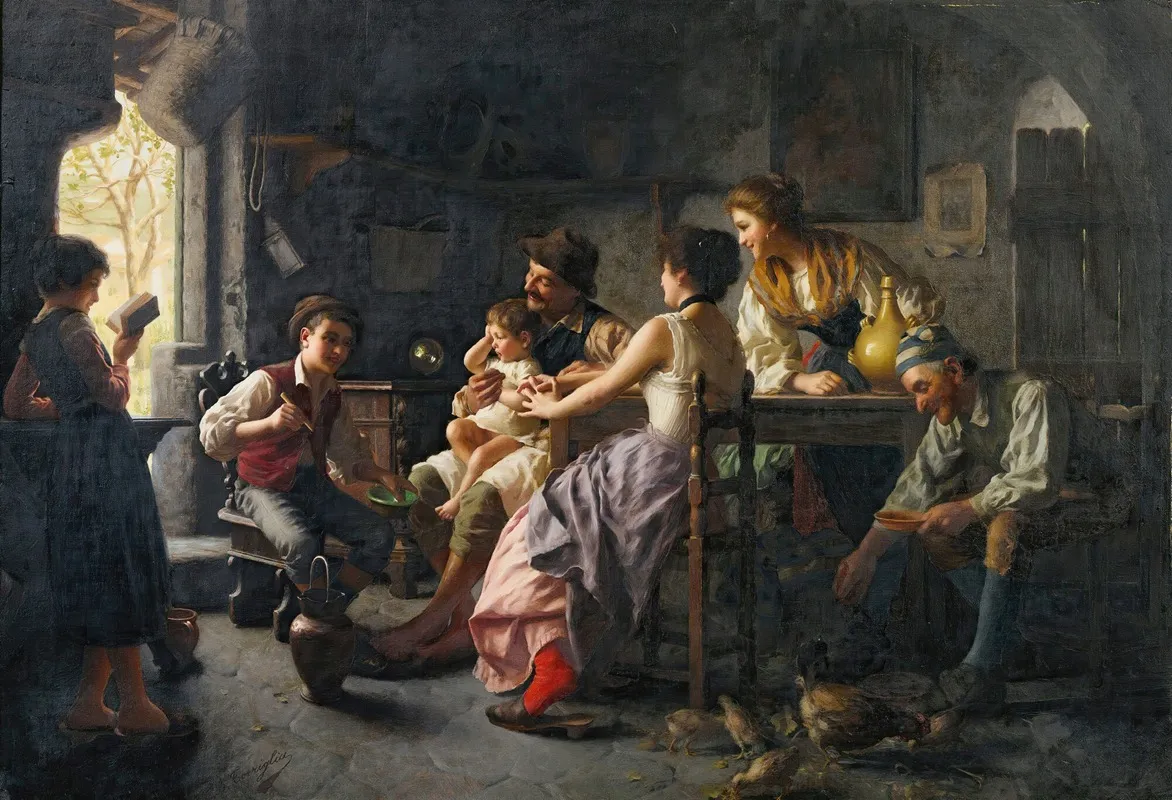 The Storyteller 2 Wall Art by Giovanni Battista Torriglia - High-Resolution Digital Print