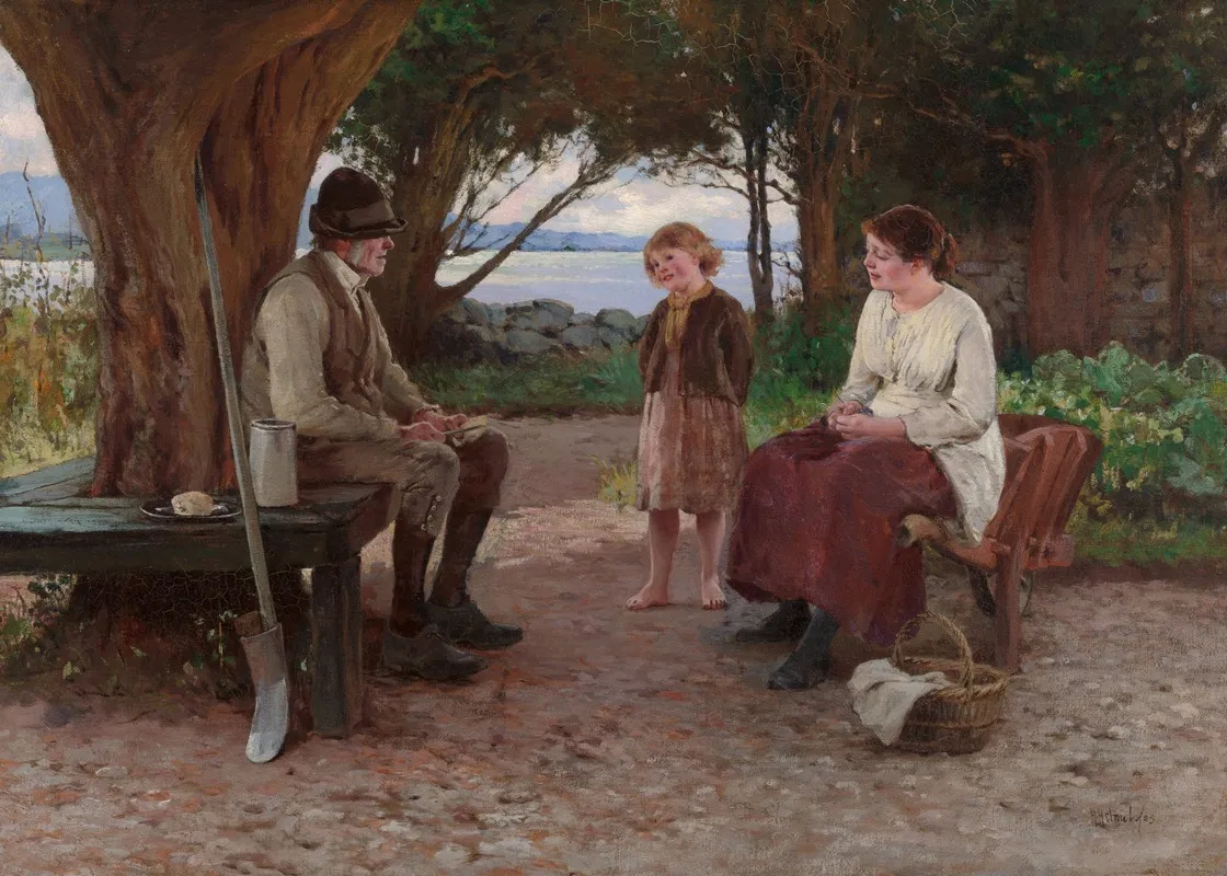 The Storyteller 5 Wall Art by Howard Helmick - High-Resolution Digital Print