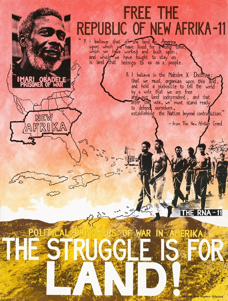The Struggle Is For Land Wall Art by Madame Binh Graphics Collective - High-Resolution Digital Print