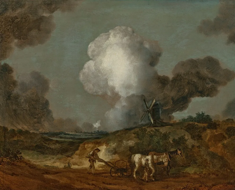 The Suffolk Plough Wall Art by Thomas Gainsborough - High-Resolution Digital Print