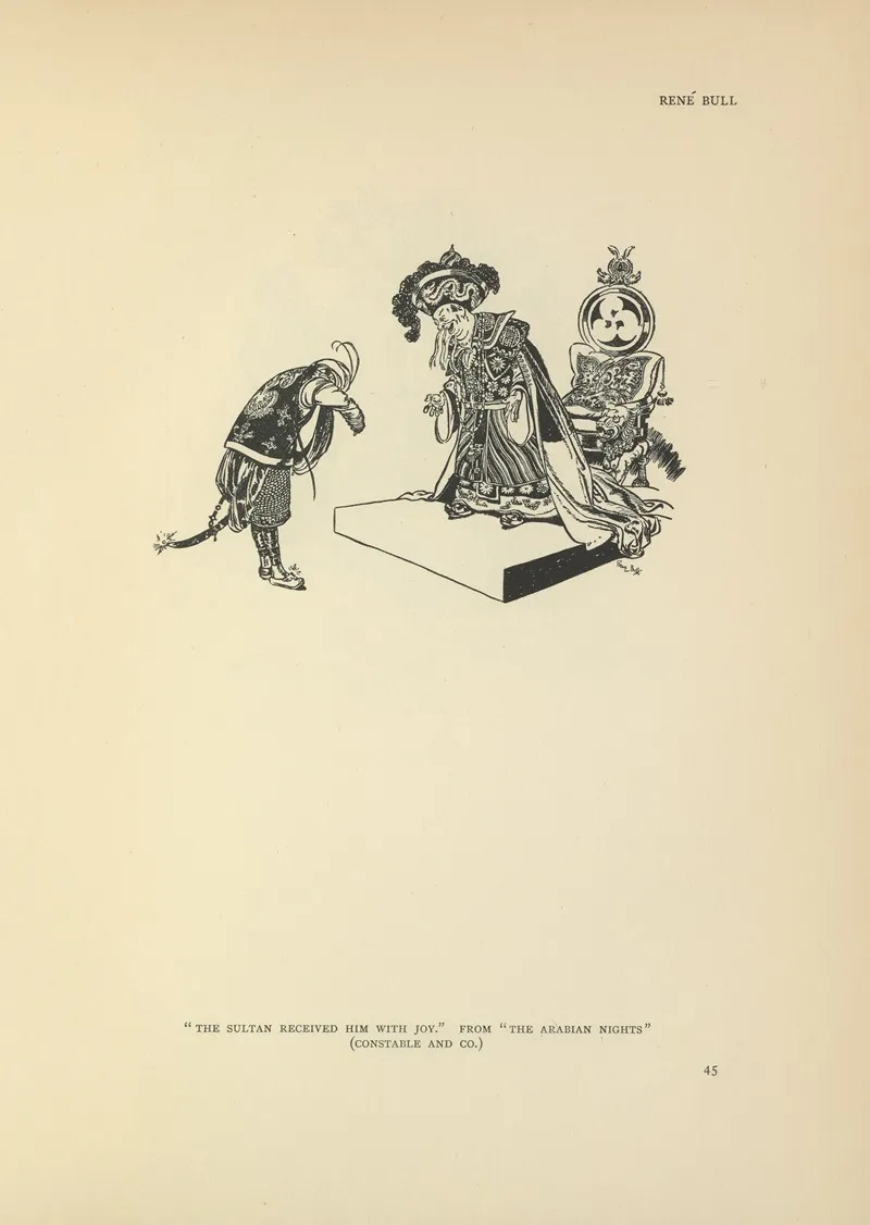 The Sultan Received Him With Joy The Arabian Nights