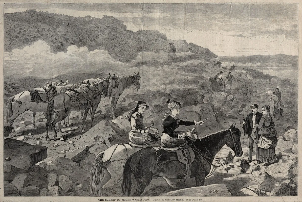 The Summit Of Mount Washington Wall Art by Winslow Homer - High-Resolution Digital Print