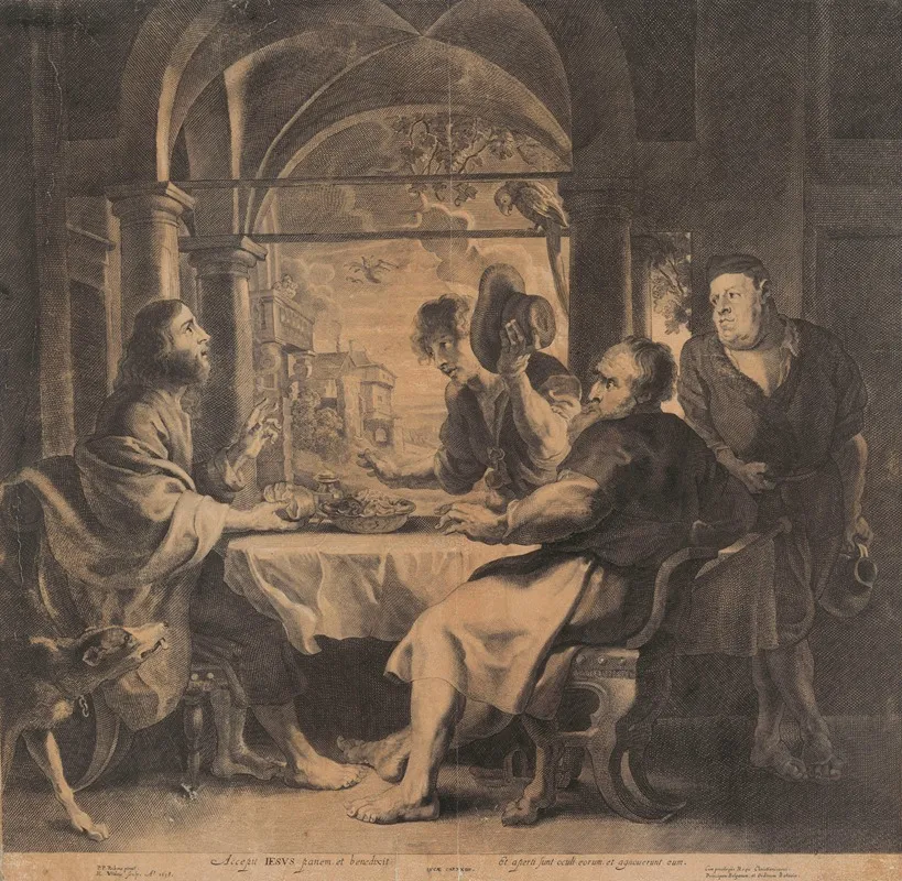 The Supper At Emmaus 11 Wall Art by Peter Paul Rubens - High-Resolution Digital Print