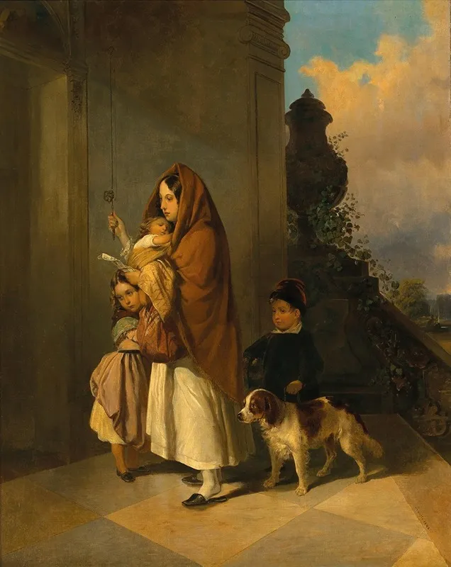 The Supplicants Wall Art by Johann Matthias Ranftl - High-Resolution Digital Print