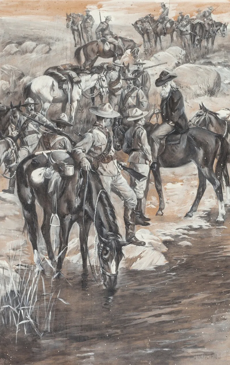 The Swartz Diamond Story Illustration Wall Art by John Norval Marchand - High-Resolution Digital Print