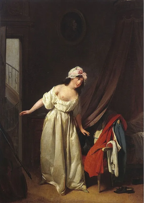 The Sweet Awakening Wall Art by Louis-Léopold Boilly - High-Resolution Digital Print