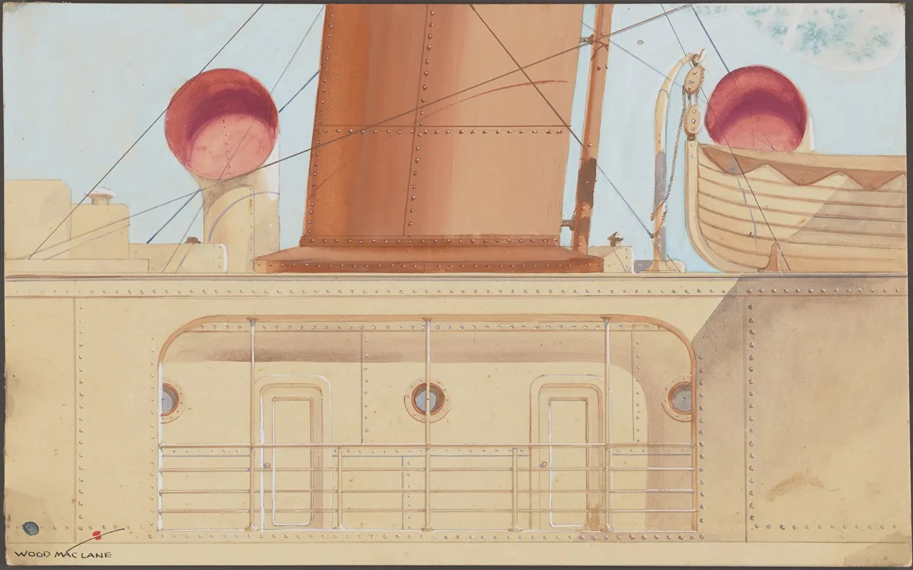 The Sweet Land Act I Deck Of Ship Wall Art by Wood MacLane - High-Resolution Digital Print
