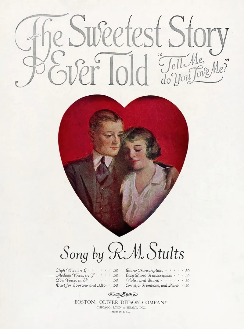 The Sweetest Story Ever Told Wall Art by Anonymous - High-Resolution Digital Print