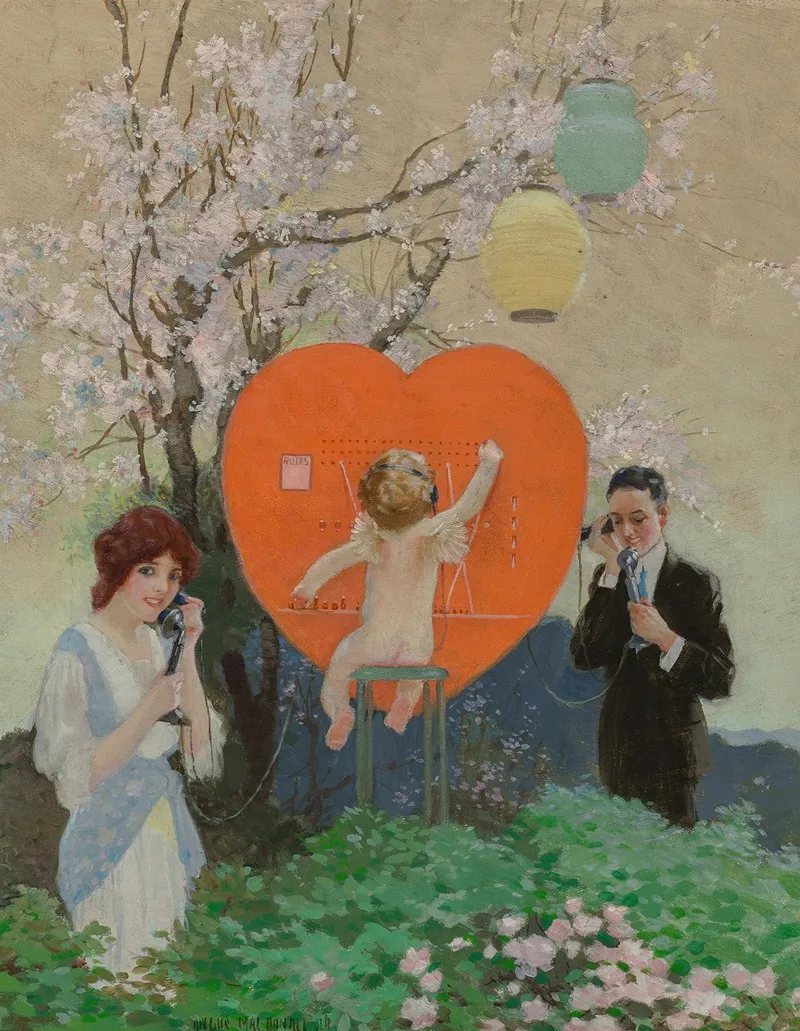 The Switchboard Matchmaker Wall Art by Angus MacDonall - High-Resolution Digital Print