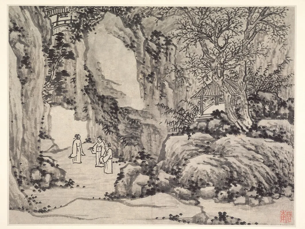 The Sword Spring Tiger Hill From Twelve Views Of Tiger Hill Suzhou