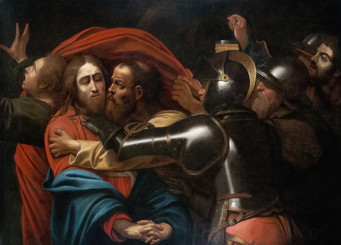 The Taking Of Christ Wall Art by Caravaggio - High-Resolution Digital Print