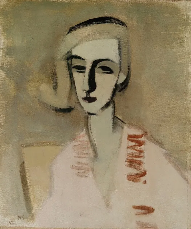 The Teacher Wall Art by Helene Schjerfbeck - High-Resolution Digital Print