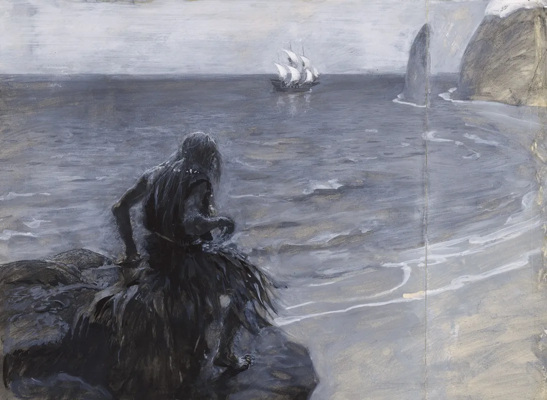 The Tempest 10 Wall Art by William Hatherell - High-Resolution Digital Print