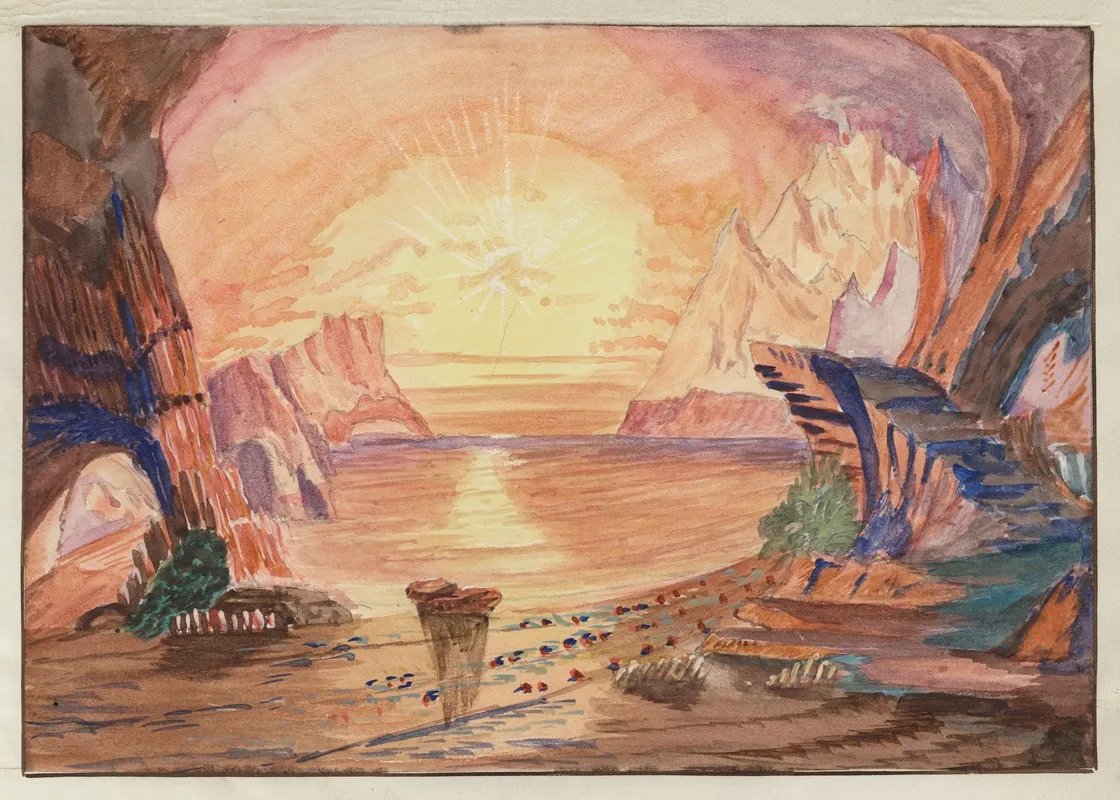 The Tempest Act 1 Scene 2 Second View Wall Art by John K. Chapman &amp; Co. - High-Resolution Digital Print