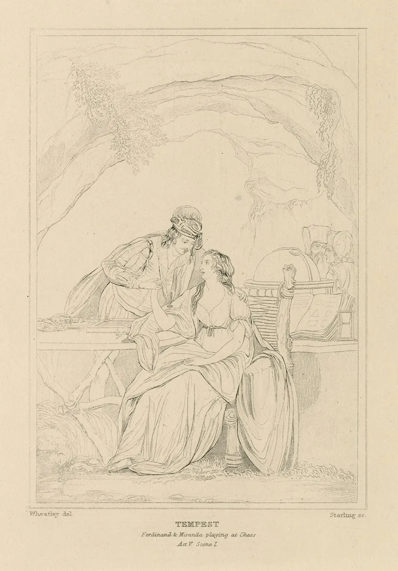 The Tempest Act 5 Scene 1 3 Wall Art by William Francis Starling - High-Resolution Digital Print