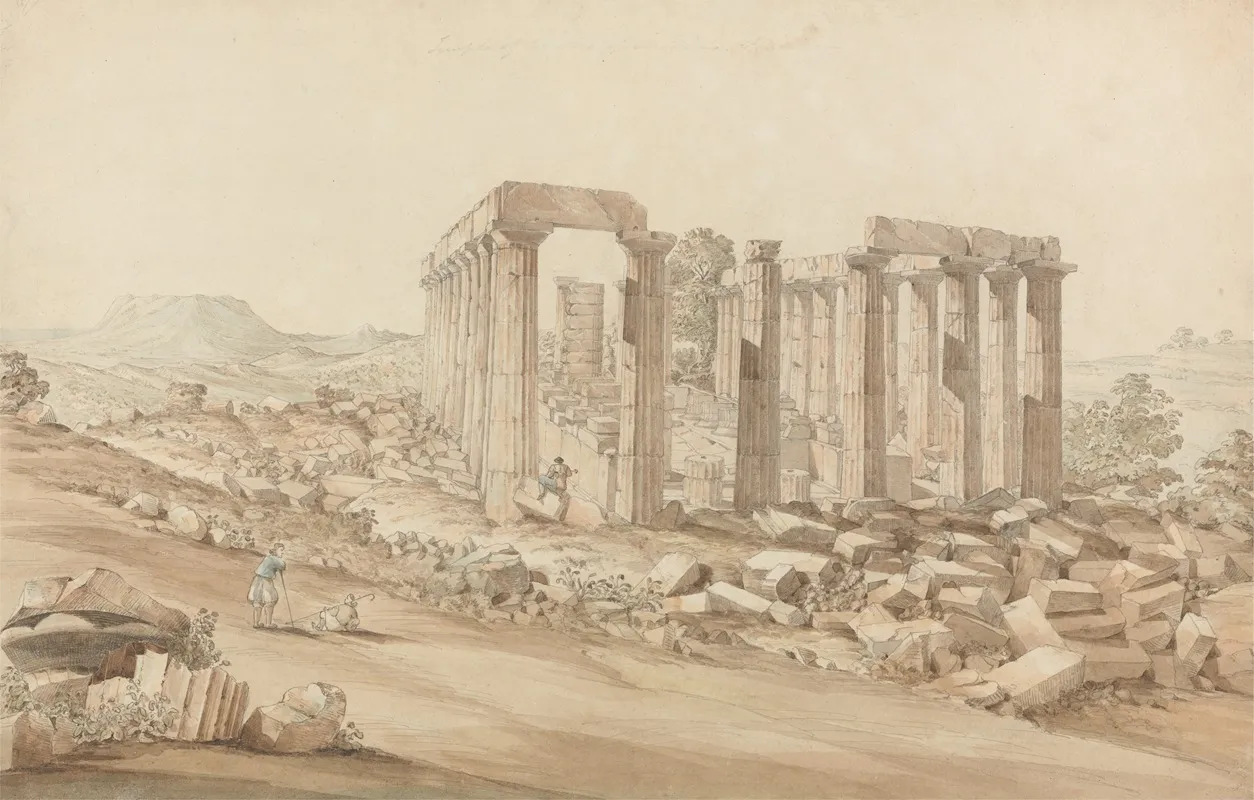 The Temple Of Apollo Epicurius At Bassai Phigalea