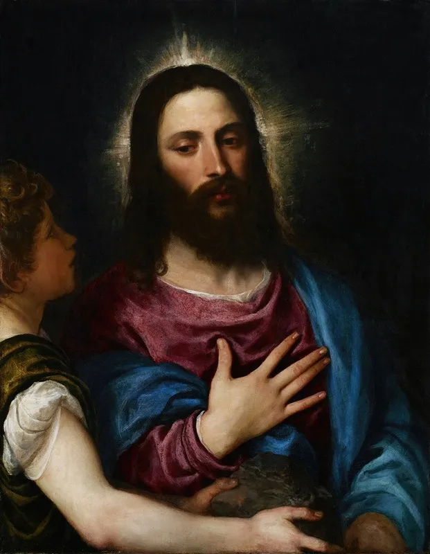 The Temptation Of Christ 2 Wall Art by Titian - High-Resolution Digital Print