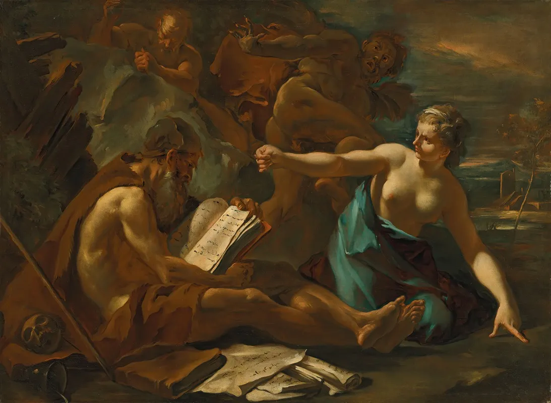 The Temptation Of Saint Anthony 13 Wall Art by Sebastiano Ricci - High-Resolution Digital Print