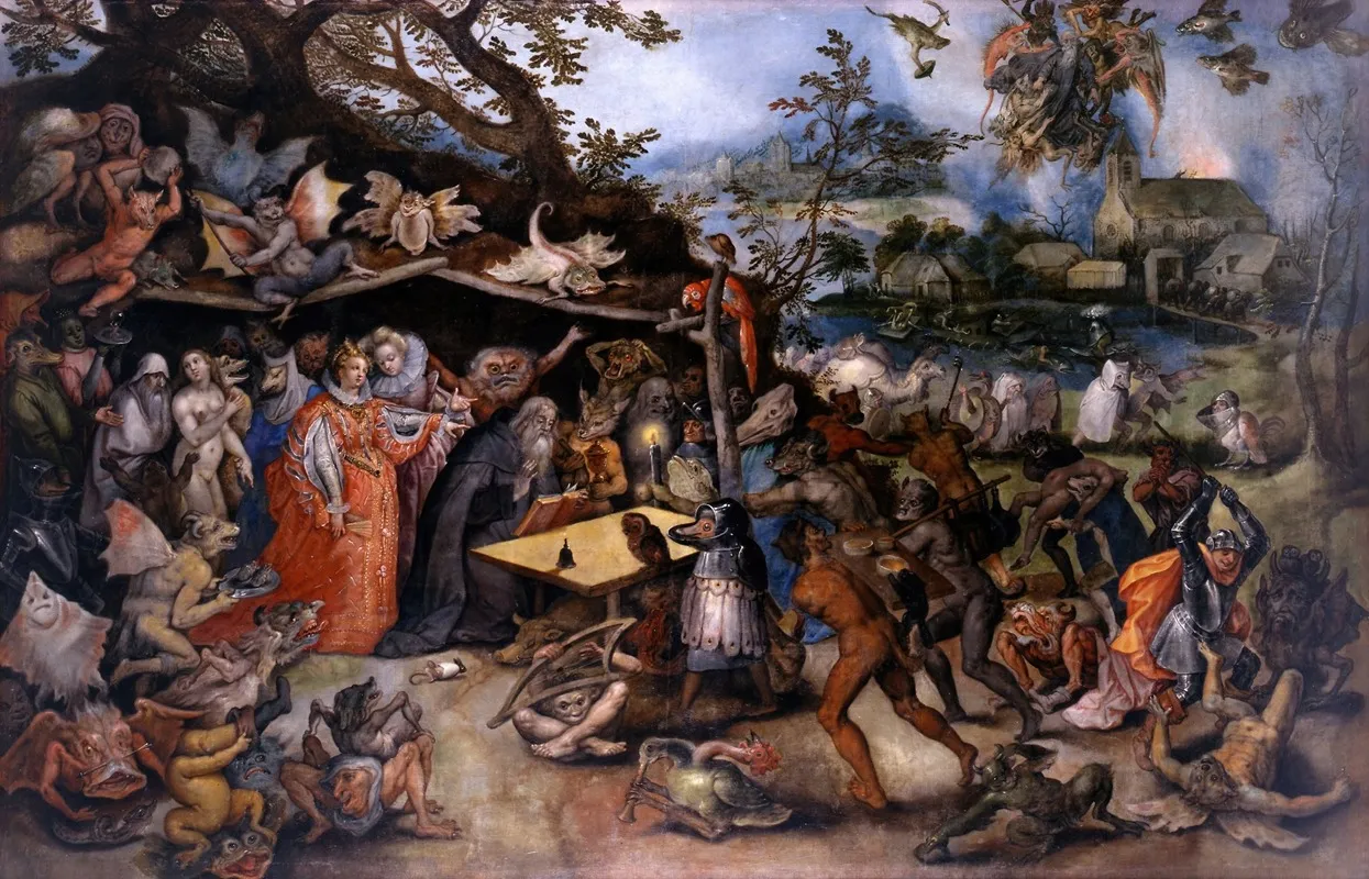The Temptation Of Saint Anthony 15 Wall Art by Jan Brueghel The Elder - High-Resolution Digital Print