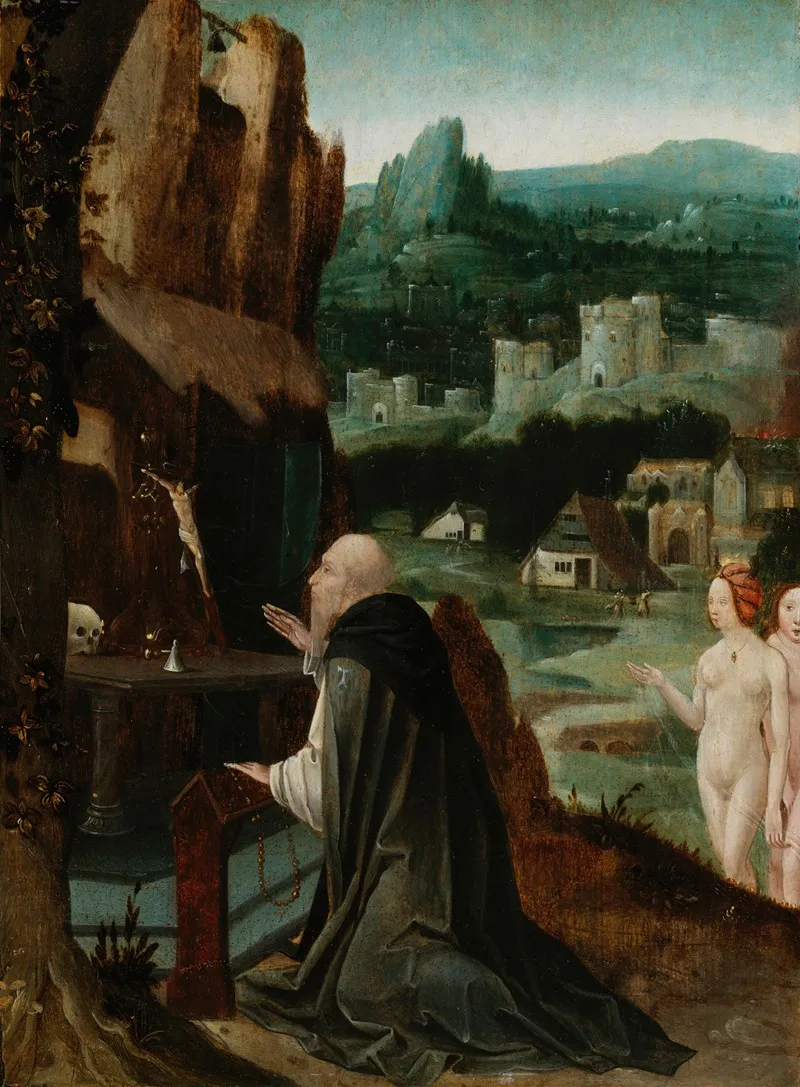 The Temptation Of Saint Anthony 17 Wall Art by Master of the Female Half-Lengths - High-Resolution Digital Print