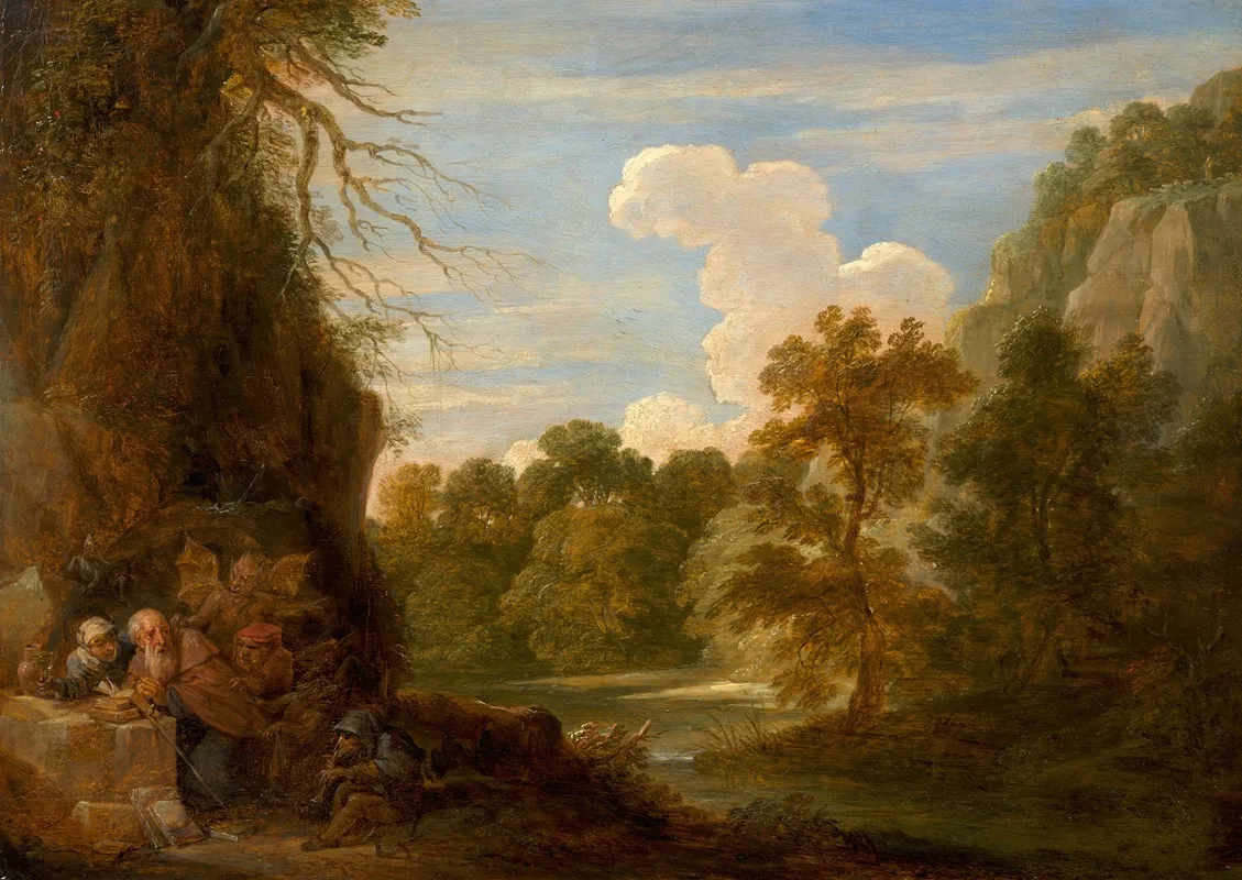 The Temptation Of Saint Anthony 18 Wall Art by David Teniers - High-Resolution Digital Print