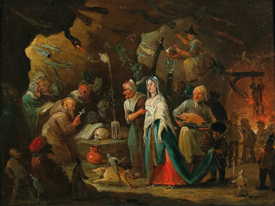 The Temptation Of Saint Anthony 5 Wall Art by Egbert van Heemskerck the Younger - High-Resolution Digital Print