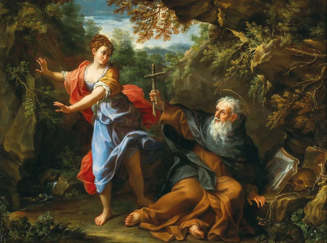 The Temptation Of Saint Anthony 7 Wall Art by Giovanni Odazzi - High-Resolution Digital Print