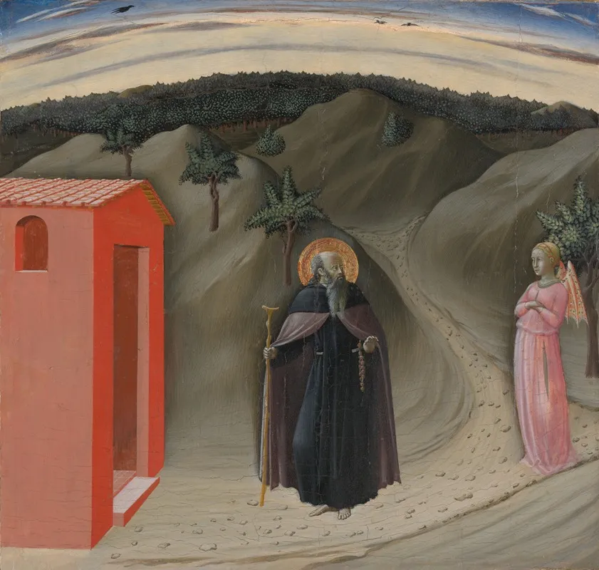 The Temptation Of Saint Anthony Abbot Wall Art by Master of the Osservanza - High-Resolution Digital Print