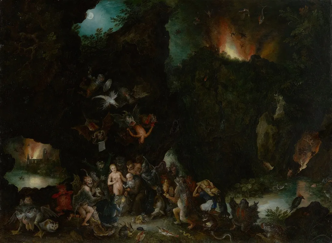 The Temptation Of Saint Anthony Wall Art by Jan Brueghel The Elder - High-Resolution Digital Print