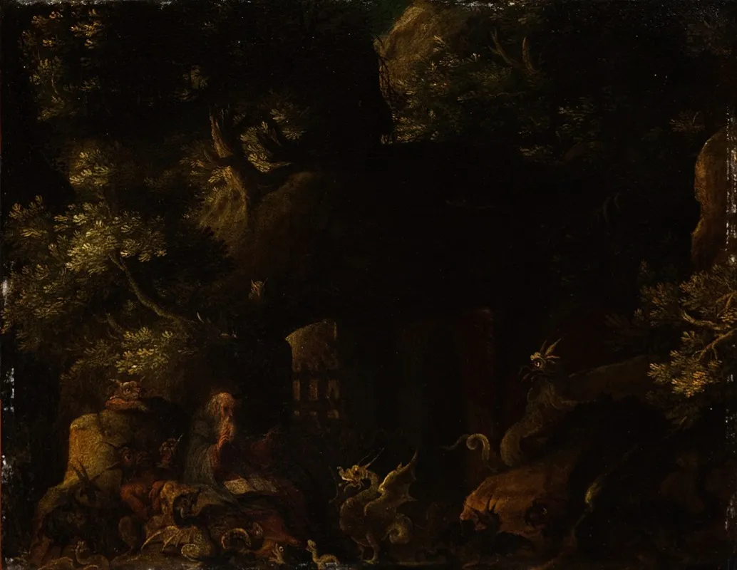 The Temptation Of St Anthony 2 Wall Art by Jan Brueghel The Elder - High-Resolution Digital Print