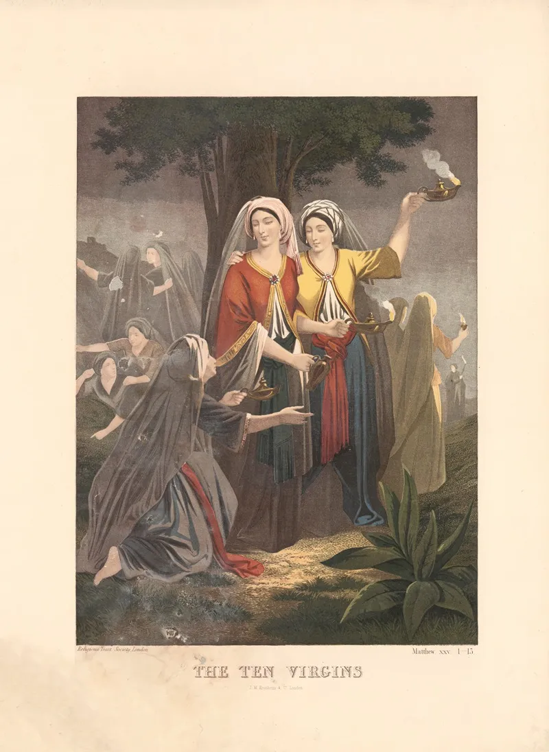 The Ten Virgins 3 Wall Art by Joseph Martin Kronheim - High-Resolution Digital Print