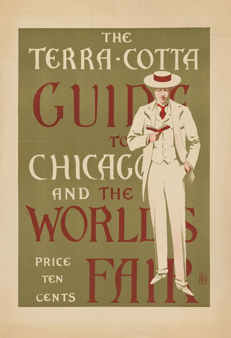 The Terra Cotta Guide To Chicago Wall Art by G. H. H. - High-Resolution Digital Print